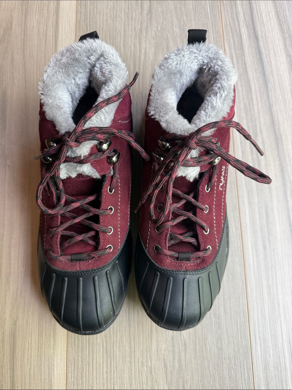 Ryka Women's Meridian Maroon Suede Winter Boots Size 7.5